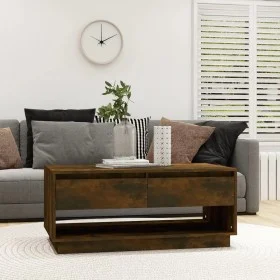 Smoked oak engineered wood coffee table 102.5x55x44cm by vidaXL, Coffee table - Ref: Foro24-812978, Price: 71,29 €, Discount: %