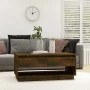 Smoked oak engineered wood coffee table 102.5x55x44cm by vidaXL, Coffee table - Ref: Foro24-812978, Price: 71,29 €, Discount: %