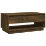 Smoked oak engineered wood coffee table 102.5x55x44cm by vidaXL, Coffee table - Ref: Foro24-812978, Price: 71,29 €, Discount: %