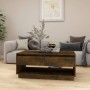 Couchtisch aus geräuchertem Eichenholzwerkstoff, 102,5 x 55 x 44 cm von vidaXL, Couchtisch - Ref: Foro24-812978, Preis: 72,07...