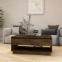 Smoked oak engineered wood coffee table 102.5x55x44cm by vidaXL, Coffee table - Ref: Foro24-812978, Price: 71,29 €, Discount: %