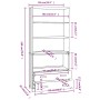 HAMAR Sideboard aus weißem massivem Kiefernholz von vidaXL, Sideboards - Ref: Foro24-3100935, Preis: 175,09 €, Rabatt: %