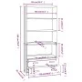 HAMAR sideboard in white solid pine wood by vidaXL, Sideboards - Ref: Foro24-3100935, Price: 172,74 €, Discount: %