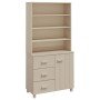 HAMAR Sideboard aus honigbraunem massivem Kiefernholz von vidaXL, Sideboards - Ref: Foro24-3100922, Preis: 242,68 €, Rabatt: %