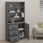 HAMAR solid pine wood sideboard in dark gray by vidaXL, Sideboards - Ref: Foro24-3100924, Price: 254,51 €, Discount: %