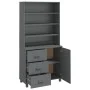 HAMAR solid pine wood sideboard in dark gray by vidaXL, Sideboards - Ref: Foro24-3100924, Price: 254,51 €, Discount: %