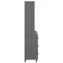 HAMAR solid pine wood sideboard in dark gray by vidaXL, Sideboards - Ref: Foro24-3100924, Price: 254,51 €, Discount: %