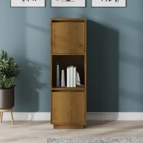 Hohes honigbraunes Sideboard aus massivem Kiefernholz, 38 x 35 x 117 cm von vidaXL, Sideboards - Ref: Foro24-814362, Preis: 6...