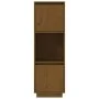 Hohes honigbraunes Sideboard aus massivem Kiefernholz, 38 x 35 x 117 cm von vidaXL, Sideboards - Ref: Foro24-814362, Preis: 6...