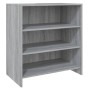 Sonoma grau Holzwerkstoff-Anrichte 70x40,5x75 cm von vidaXL, Sideboards - Ref: Foro24-813009, Preis: 50,22 €, Rabatt: %