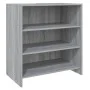 Sonoma grau Holzwerkstoff-Anrichte 70x40,5x75 cm von vidaXL, Sideboards - Ref: Foro24-813009, Preis: 50,22 €, Rabatt: %