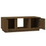 Couchtisch aus massivem Kiefernholz honigbraun 110x50x40 cm von vidaXL, Couchtisch - Ref: Foro24-814427, Preis: 88,21 €, Raba...