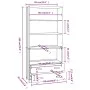 Aparador HAMAR madera de pino maciza marrón miel de vidaXL, Aparadores - Ref: Foro24-3100934, Precio: 175,46 €, Descuento: %