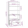HAMAR Sideboard aus honigbraunem massivem Kiefernholz von vidaXL, Sideboards - Ref: Foro24-3100934, Preis: 177,89 €, Rabatt: %