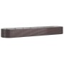 Brown powder coated steel flower bed planter 584x140x68cm by vidaXL, Pots and planters - Ref: Foro24-319120, Price: 283,09 €,...