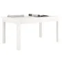 Couchtisch aus massivem weißem Kiefernholz, 80 x 50 x 40 cm von vidaXL, Couchtisch - Ref: Foro24-814280, Preis: 58,89 €, Raba...