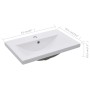 Mueble con lavabo madera de ingeniería negro de vidaXL, Tocadores de baño - Ref: Foro24-3099042, Precio: 159,48 €, Descuento: %