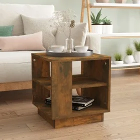 Mesa de centro madera de ingeniería roble ahumado 40x40x43 cm de vidaXL, Mesas de centro - Ref: Foro24-813089, Precio: 32,02 ...