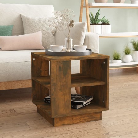 Engineered wood smoked oak coffee table 40x40x43 cm by vidaXL, Coffee table - Ref: Foro24-813089, Price: 33,47 €, Discount: %