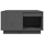 Solid gray pine wood coffee table 60x61x32.5 cm by vidaXL, Coffee table - Ref: Foro24-814531, Price: 83,42 €, Discount: %