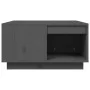 Solid gray pine wood coffee table 60x61x32.5 cm by vidaXL, Coffee table - Ref: Foro24-814531, Price: 82,16 €, Discount: %