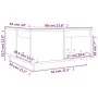 Couchtisch aus massivem grauem Kiefernholz, 60 x 61 x 32,5 cm von vidaXL, Couchtisch - Ref: Foro24-814531, Preis: 82,16 €, Ra...