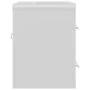 Schrank mit Waschbecken aus weißem Holzwerkstoff von vidaXL, Badezimmerwaschtische - Ref: Foro24-3099041, Preis: 172,47 €, Ra...