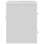 Schrank mit Waschbecken aus weißem Holzwerkstoff von vidaXL, Badezimmerwaschtische - Ref: Foro24-3099041, Preis: 174,03 €, Ra...