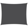 Toldo de vela rectangular tela Oxford gris antracita 2,5x3,5 m