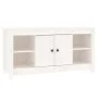 Massiver TV-Schrank aus weißem Kiefernholz, 103 x 36,5 x 52 cm von vidaXL, TV-Möbel - Ref: Foro24-814575, Preis: 94,57 €, Rab...