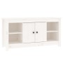 Massiver TV-Schrank aus weißem Kiefernholz, 103 x 36,5 x 52 cm von vidaXL, TV-Möbel - Ref: Foro24-814575, Preis: 95,71 €, Rab...
