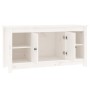 Massiver TV-Schrank aus weißem Kiefernholz, 103 x 36,5 x 52 cm von vidaXL, TV-Möbel - Ref: Foro24-814575, Preis: 95,71 €, Rab...