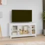 Massiver TV-Schrank aus weißem Kiefernholz, 103 x 36,5 x 52 cm von vidaXL, TV-Möbel - Ref: Foro24-814575, Preis: 94,57 €, Rab...