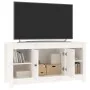Massiver TV-Schrank aus weißem Kiefernholz, 103 x 36,5 x 52 cm von vidaXL, TV-Möbel - Ref: Foro24-814575, Preis: 94,57 €, Rab...