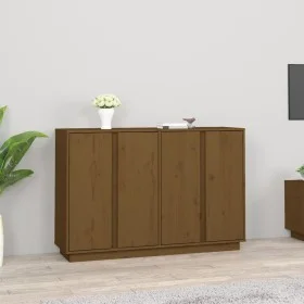 Honigbraunes Sideboard aus massivem Kiefernholz, 120 x 35 x 80 cm von vidaXL, Sideboards - Ref: Foro24-814497, Preis: 151,09 ...