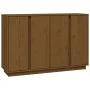 Aparador de madera maciza de pino marrón miel 120x35x80 cm de vidaXL, Aparadores - Ref: Foro24-814497, Precio: 151,47 €, Desc...