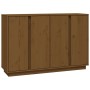 Aparador de madera maciza de pino marrón miel 120x35x80 cm de vidaXL, Aparadores - Ref: Foro24-814497, Precio: 152,84 €, Desc...