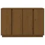 Aparador de madera maciza de pino marrón miel 120x35x80 cm de vidaXL, Aparadores - Ref: Foro24-814497, Precio: 151,47 €, Desc...