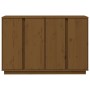 Aparador de madera maciza de pino marrón miel 120x35x80 cm de vidaXL, Aparadores - Ref: Foro24-814497, Precio: 152,84 €, Desc...