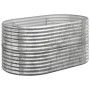 Silberner pulverbeschichteter Stahl-Blumenbeet-Pflanzkübel 152x80x68 cm von vidaXL, Töpfe und Pflanzgefäße - Ref: Foro24-3189...