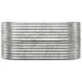 Silberner pulverbeschichteter Stahl-Blumenbeet-Pflanzkübel 152x80x68 cm von vidaXL, Töpfe und Pflanzgefäße - Ref: Foro24-3189...