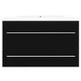 Mueble con lavabo de aglomerado negro de vidaXL, Tocadores de baño - Ref: Foro24-3099051, Precio: 193,32 €, Descuento: %