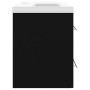 Black chipboard cabinet with sink by vidaXL, bathroom vanities - Ref: Foro24-3099051, Price: 200,92 €, Discount: %