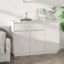 Aparador de madera maciza de pino blanco 110x34x75 cm de vidaXL, Aparadores - Ref: Foro24-814330, Precio: 155,75 €, Descuento: %
