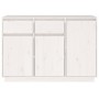 Sideboard aus massivem weißem Kiefernholz, 110 x 34 x 75 cm von vidaXL, Sideboards - Ref: Foro24-814330, Preis: 155,85 €, Rab...