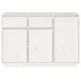 Solid white pine wood sideboard 110x34x75 cm by vidaXL, Sideboards - Ref: Foro24-814330, Price: 153,46 €, Discount: %