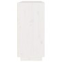 Aparador de madera maciza de pino blanco 110x34x75 cm de vidaXL, Aparadores - Ref: Foro24-814330, Precio: 155,75 €, Descuento: %