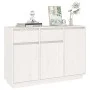 Sideboard aus massivem weißem Kiefernholz, 110 x 34 x 75 cm von vidaXL, Sideboards - Ref: Foro24-814330, Preis: 153,46 €, Rab...