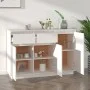 Sideboard aus massivem weißem Kiefernholz, 110 x 34 x 75 cm von vidaXL, Sideboards - Ref: Foro24-814330, Preis: 153,46 €, Rab...
