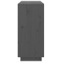 Solid gray pine wood sideboard 111x34x75 cm by vidaXL, Sideboards - Ref: Foro24-814311, Price: 160,62 €, Discount: %